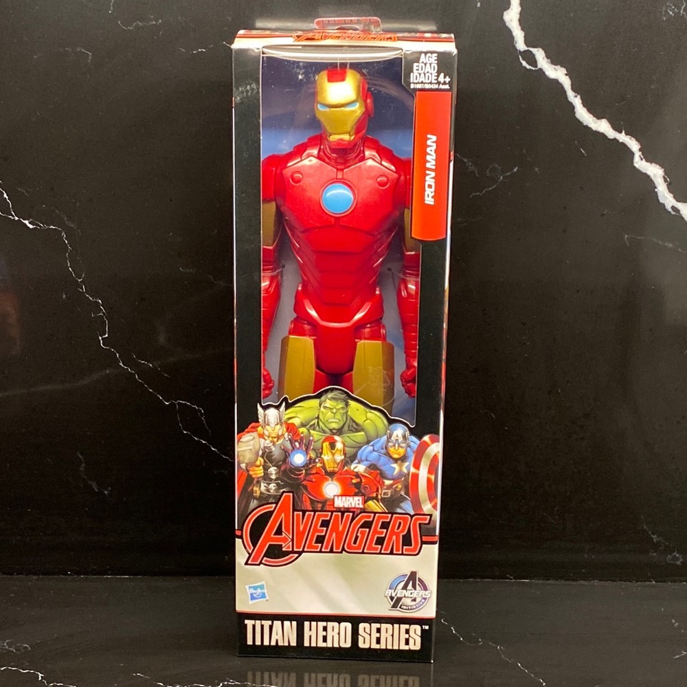 Iron Man Marvel Avengers toy Titan Hero Series Hasbro NWT